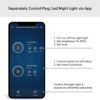 GuGar Smart Plug with Night Light, 16A Wi-Fi Socket Outlet Works with Alexa Google Home, No Hub Required, Timer Function, Dimmable LED Lights, App Remote Control Smart Home, FCC