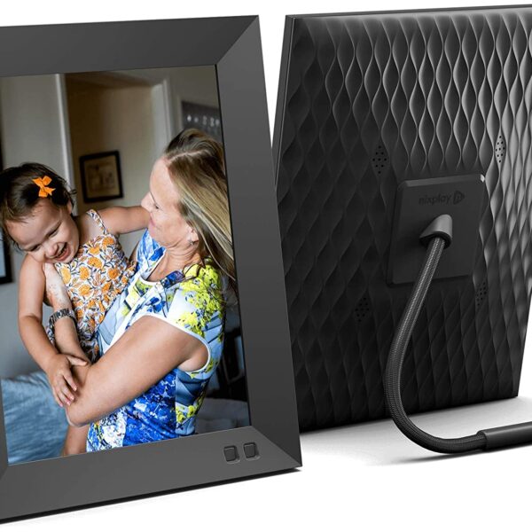 Nixplay 2K Smart Digital Picture Frame 9.7 Inch, Share Video Clips and Photos Instantly via App or E-Mail